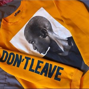 Zara “Don’t Leave” oversized sweatshirt - S